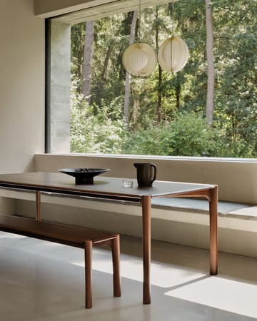 Tavolo PI 240x100 cm - Teak verniciato marrone - Ethnicraft
