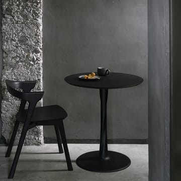 Tavolo rotondo Torsion in rovere nero spazzolato - Ø127 cm - Ethnicraft