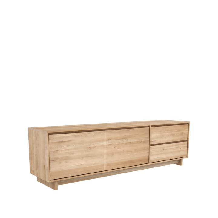 Wave mobile TV 60x210 cm - Rovere oliato a cera dura - Ethnicraft