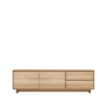 Wave mobile TV 60x210 cm - Rovere oliato a cera dura - Ethnicraft