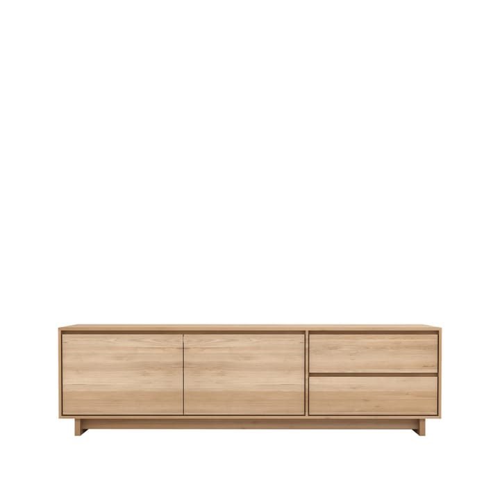 Wave mobile TV 60x210 cm, Rovere oliato a cera dura Ethnicraft
