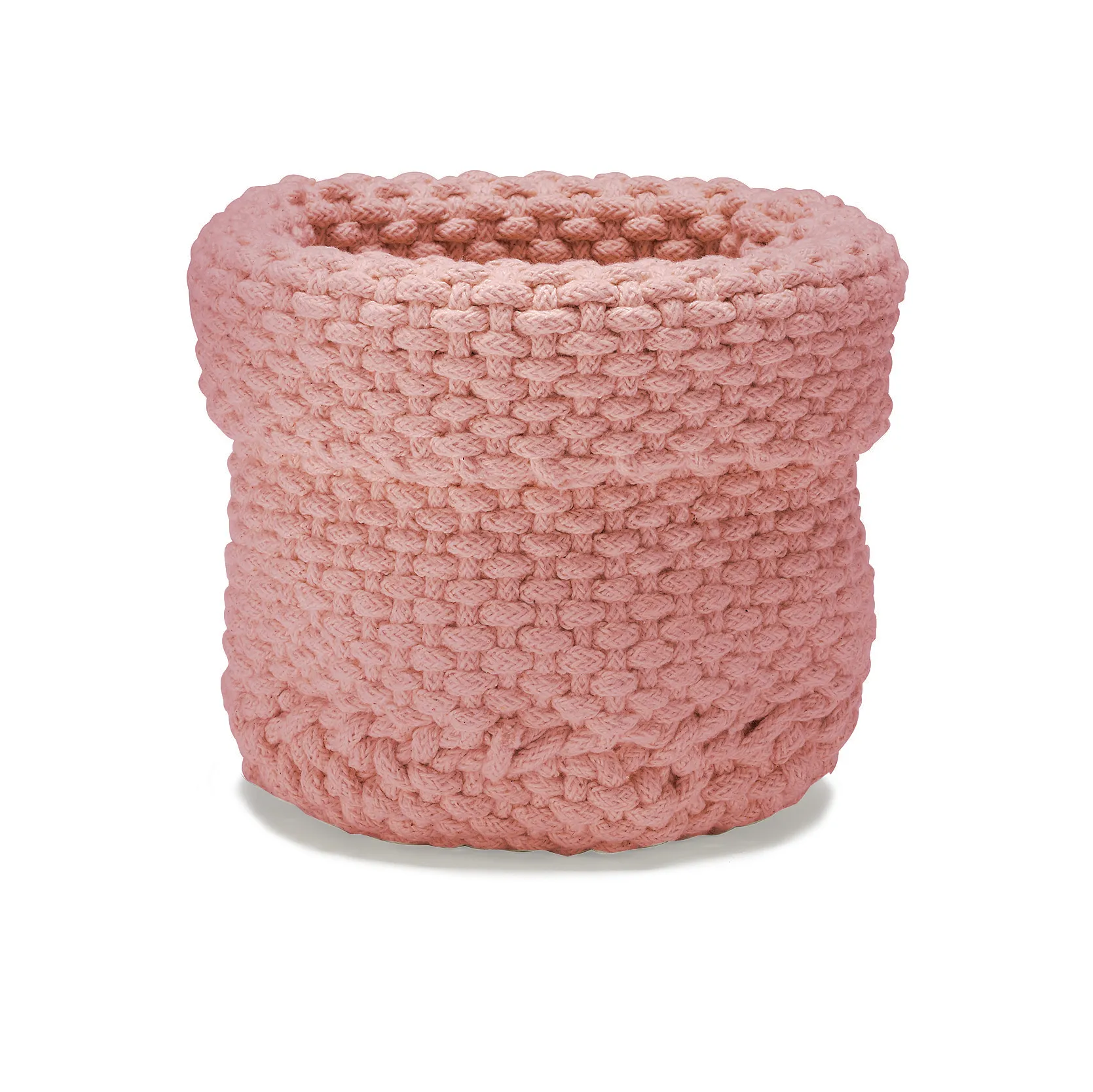 Cestino portaoggetti Rope, Dusty pink Etol Design