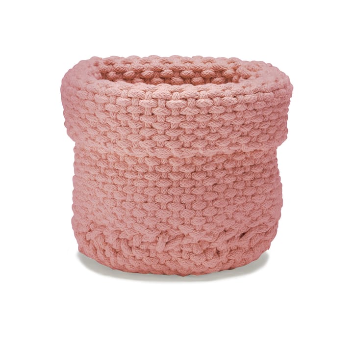 Cestino portaoggetti Rope - Dusty pink - Etol Design