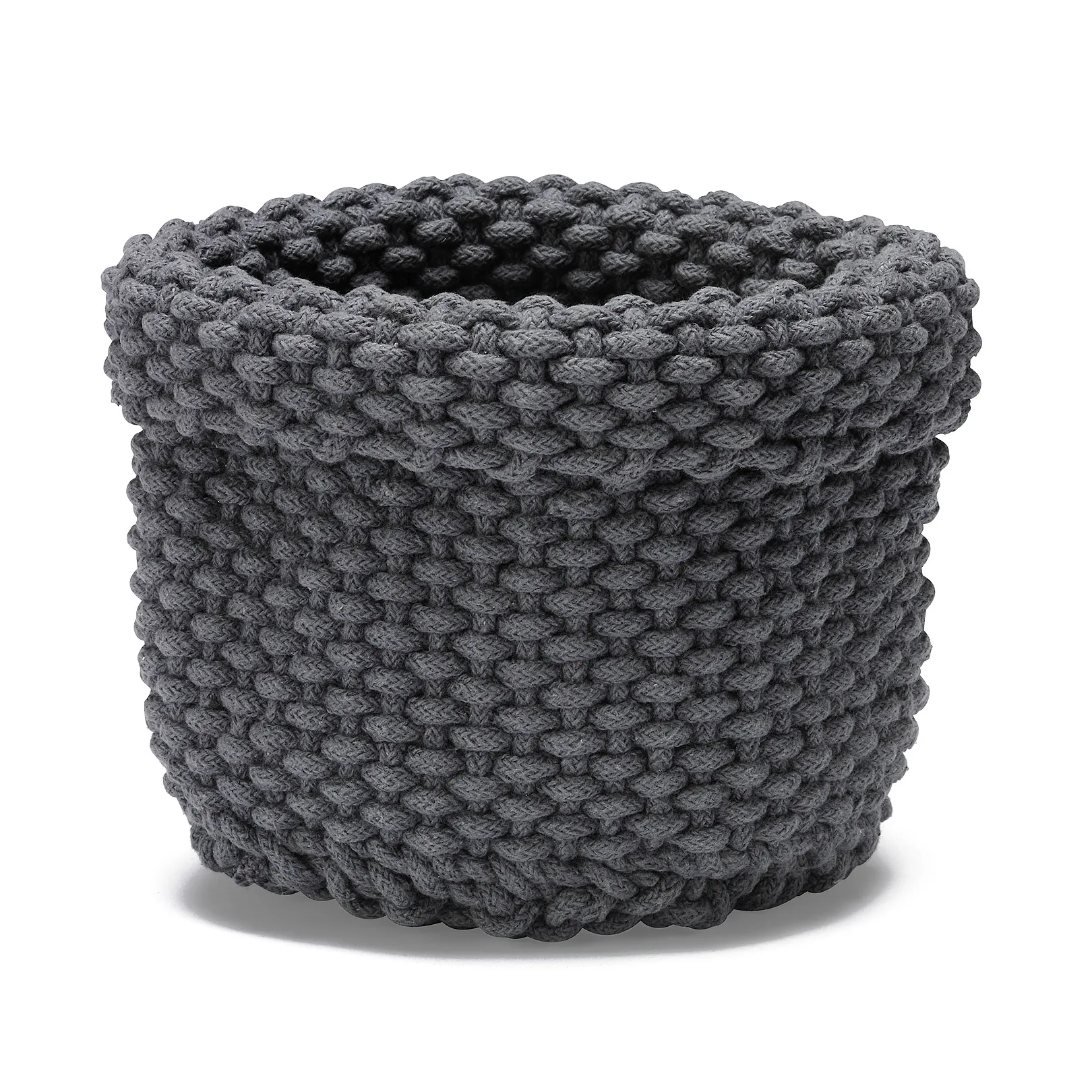 Cestino portaoggetti Rope, grigio grafite Etol Design