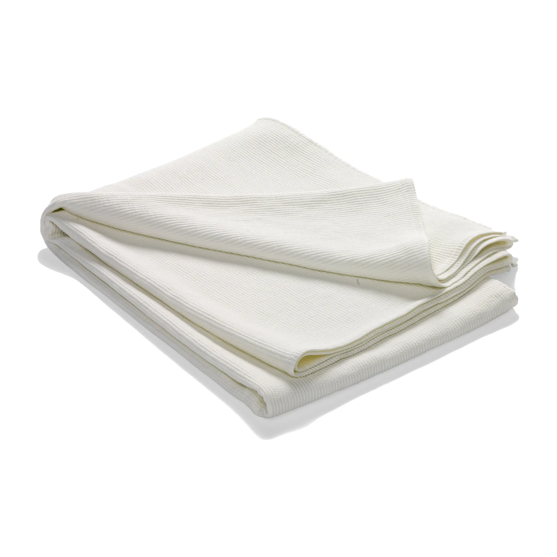 Copriletto in cotone lavato a secco Stripe 180x260 cm, Bianco sporco Etol Design