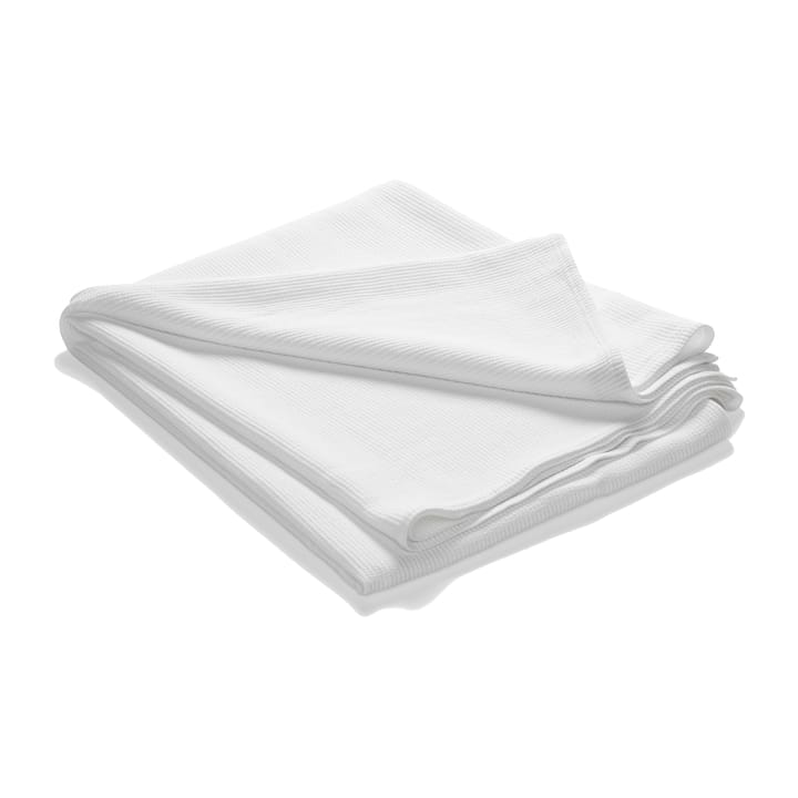 Copriletto in cotone lavato a secco Stripe 260x260 cm - Bianco - Etol Design