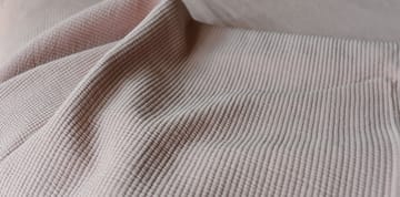 Copriletto in cotone lavato a secco Stripe 260x260 cm - Dusty rose - Etol Design