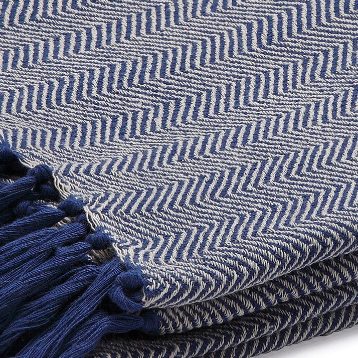 Plaid Fishbone, blu Etol Design