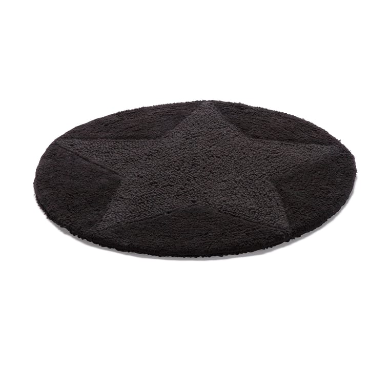 Tappeto Etol star rotondo - nero - ETOL Design