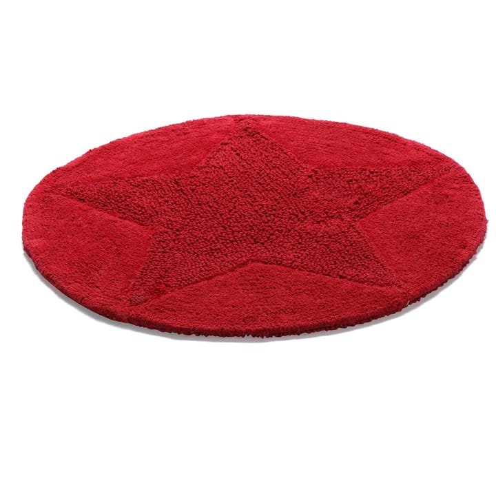 Tappeto Etol star rotondo - rosso - ETOL Design