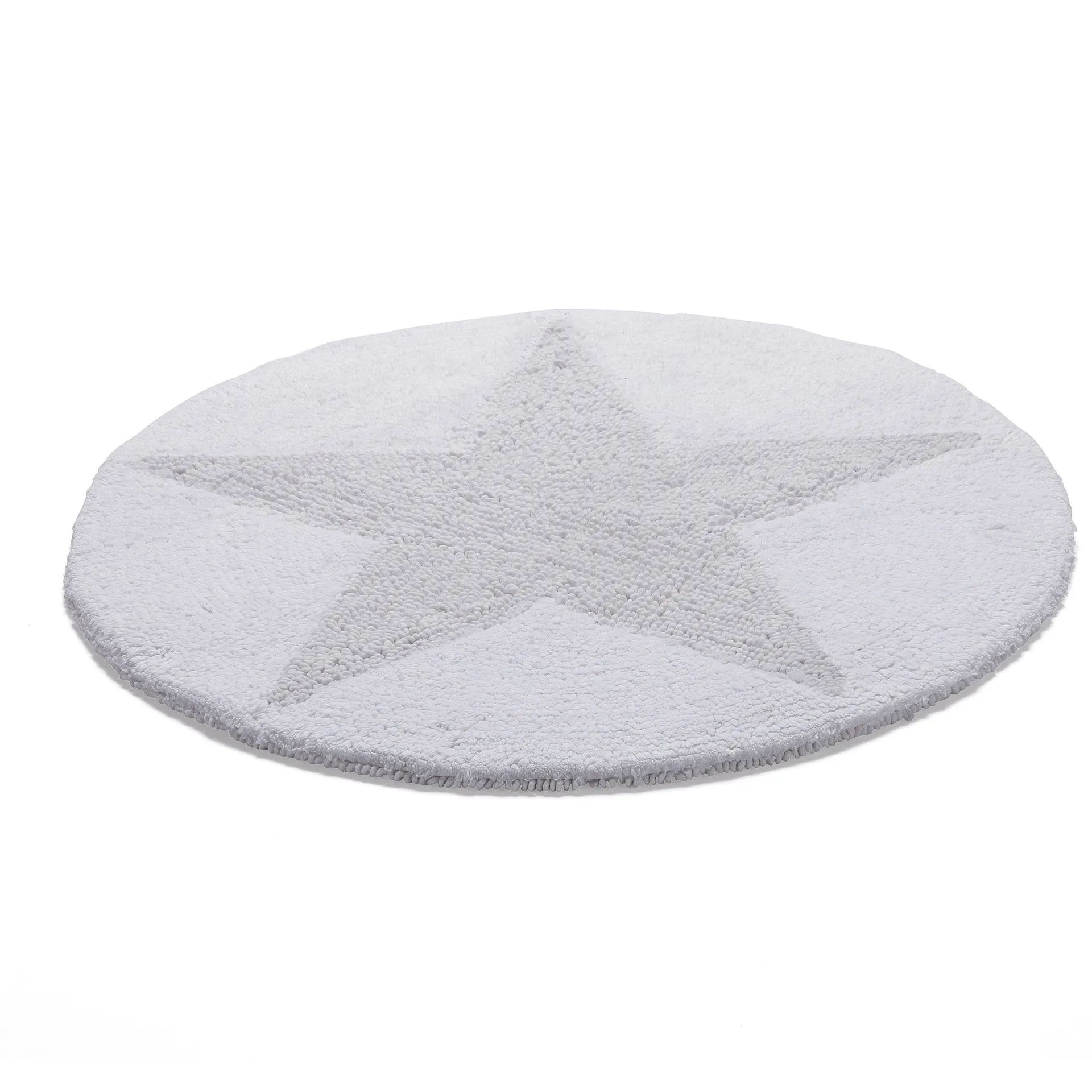 Tappeto rotondo Star, bianco Etol Design