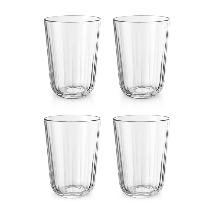 Bicchiere Facet 34 cl, confezione da 4 - Trasparente - Eva Solo