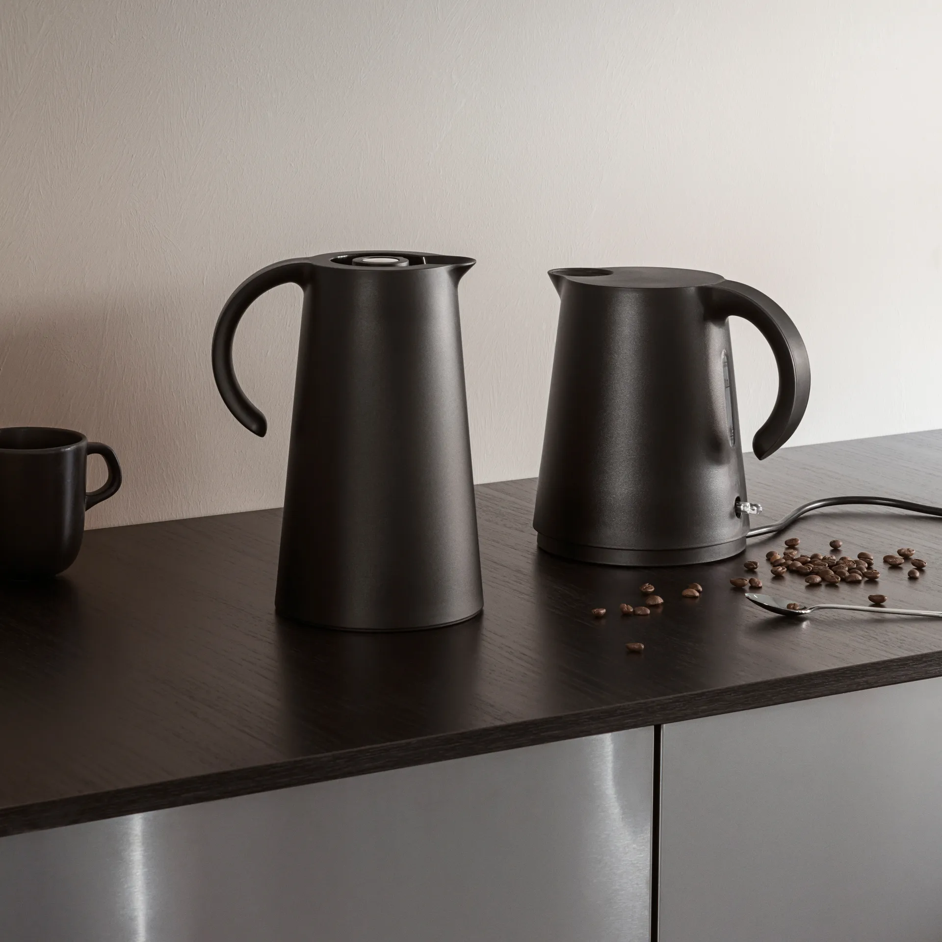 Brocca termica Rise 1 L, nero Eva Solo