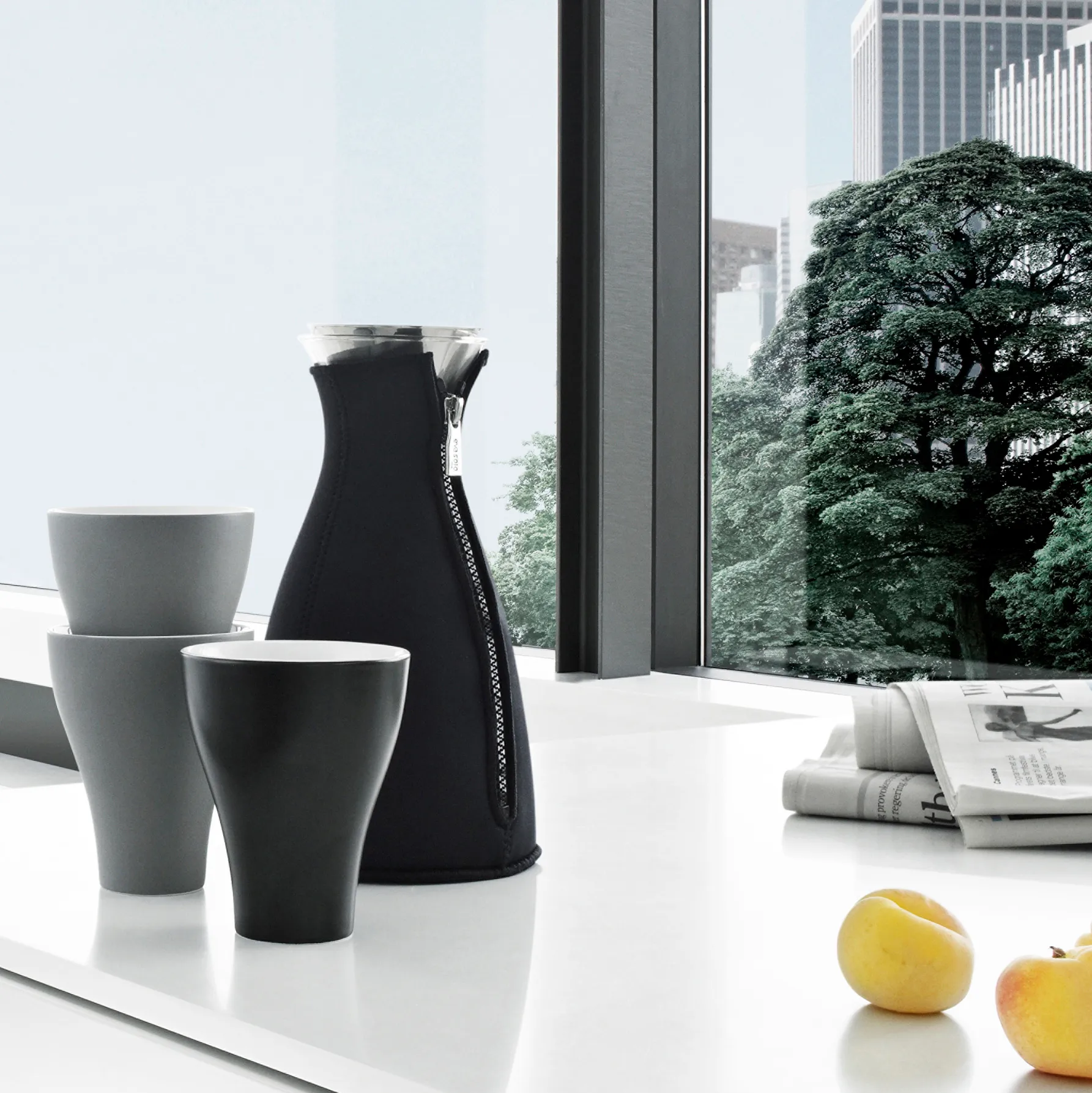 Caraffa in vetro Eva Solo 1 L, Acciaio inossidabile Eva Solo