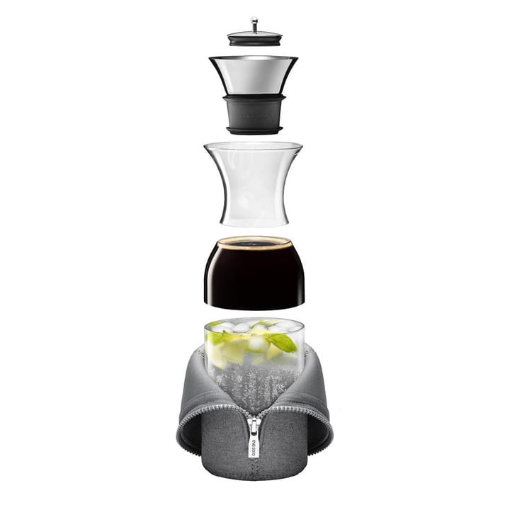 Caraffa per frigorifero Eva Solo con fodera intessuta, grigio scuro Eva Solo