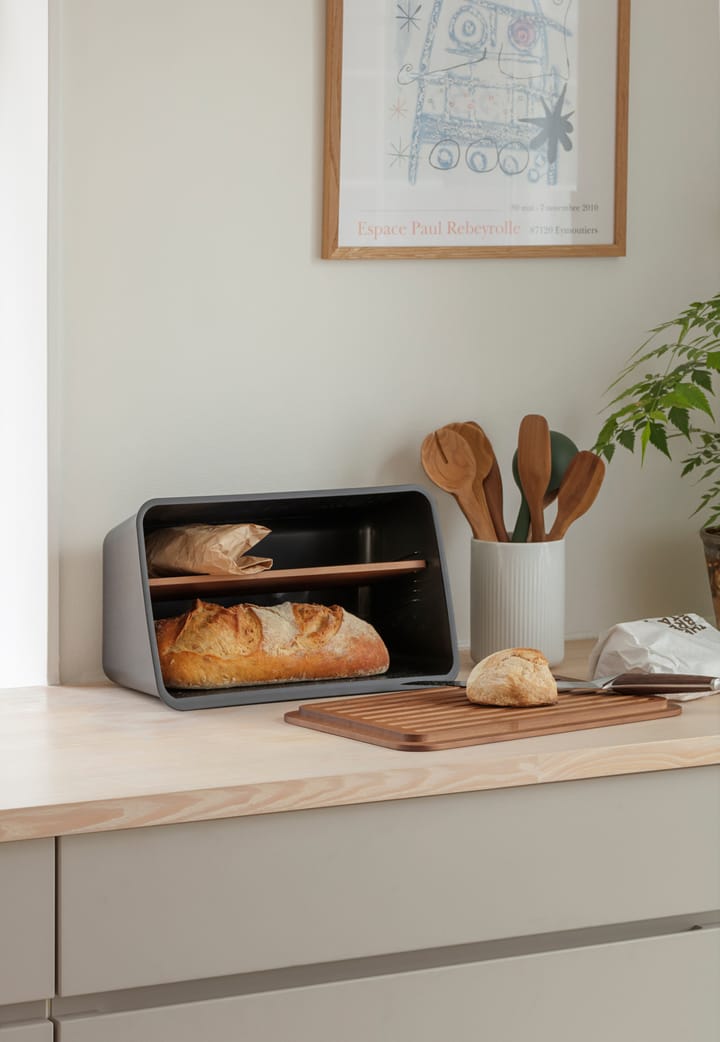 Cassetta per il pane Nordic kitchen , Nero Eva Solo