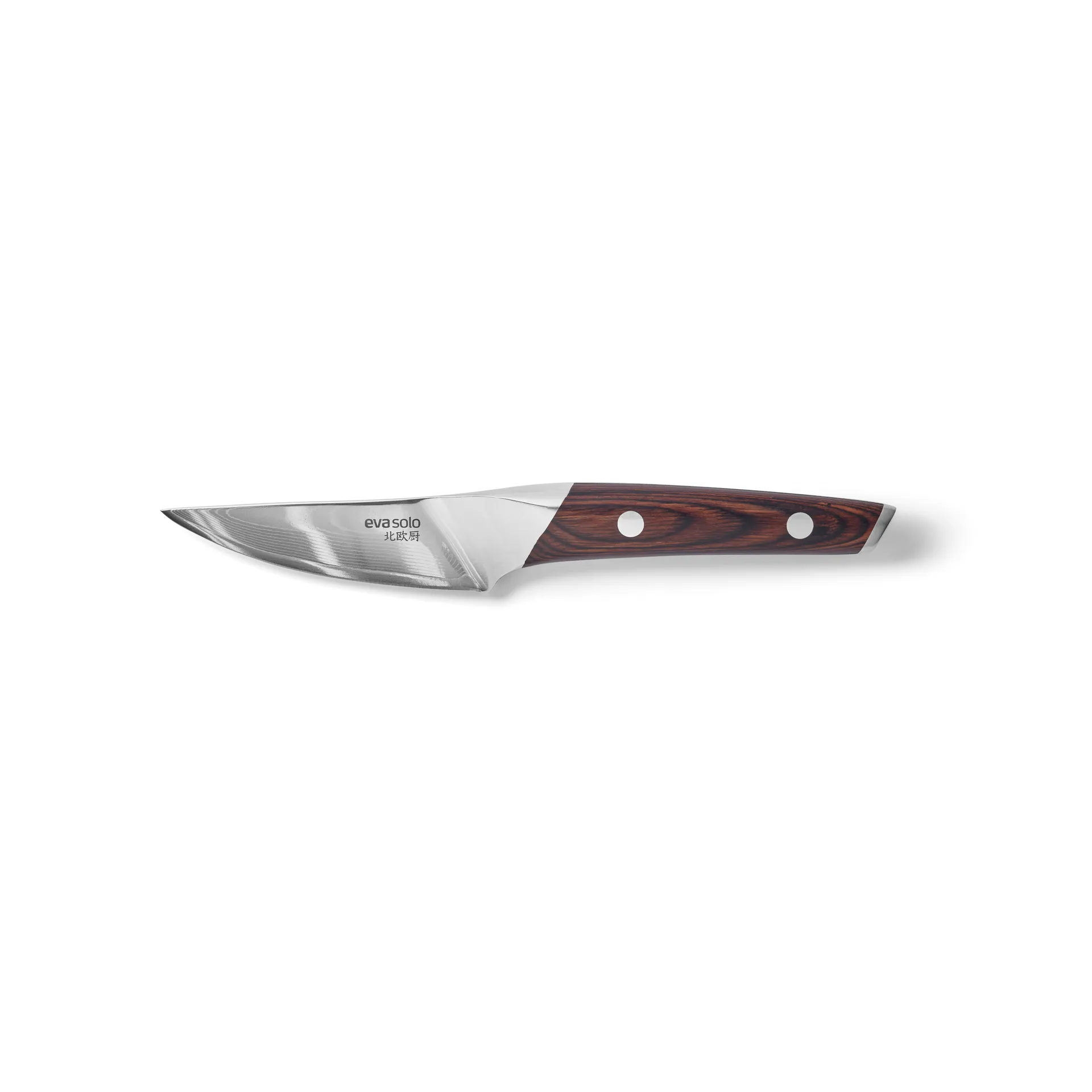 Coltello per erbe Nordic Kitchen 9 cm, Acciaio damascato Eva Solo