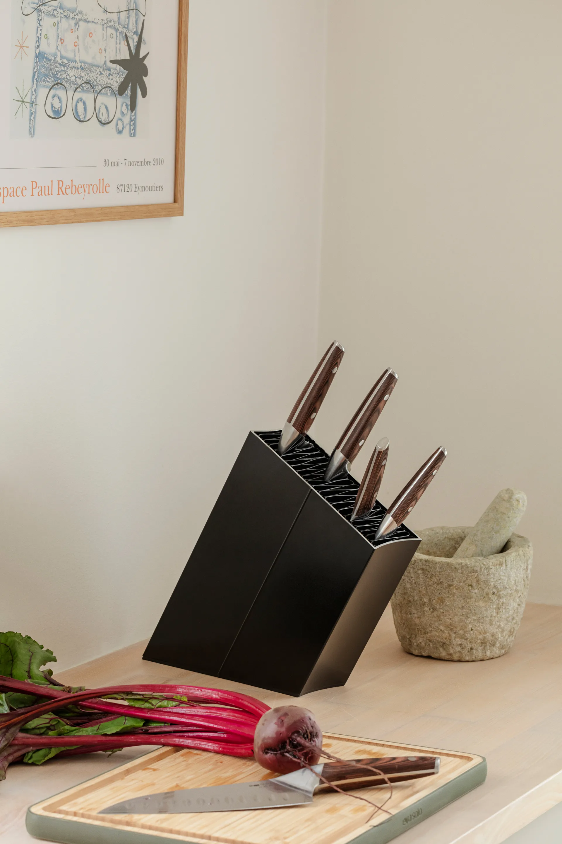 Coltello per erbe Nordic Kitchen 9 cm, Acciaio damascato Eva Solo