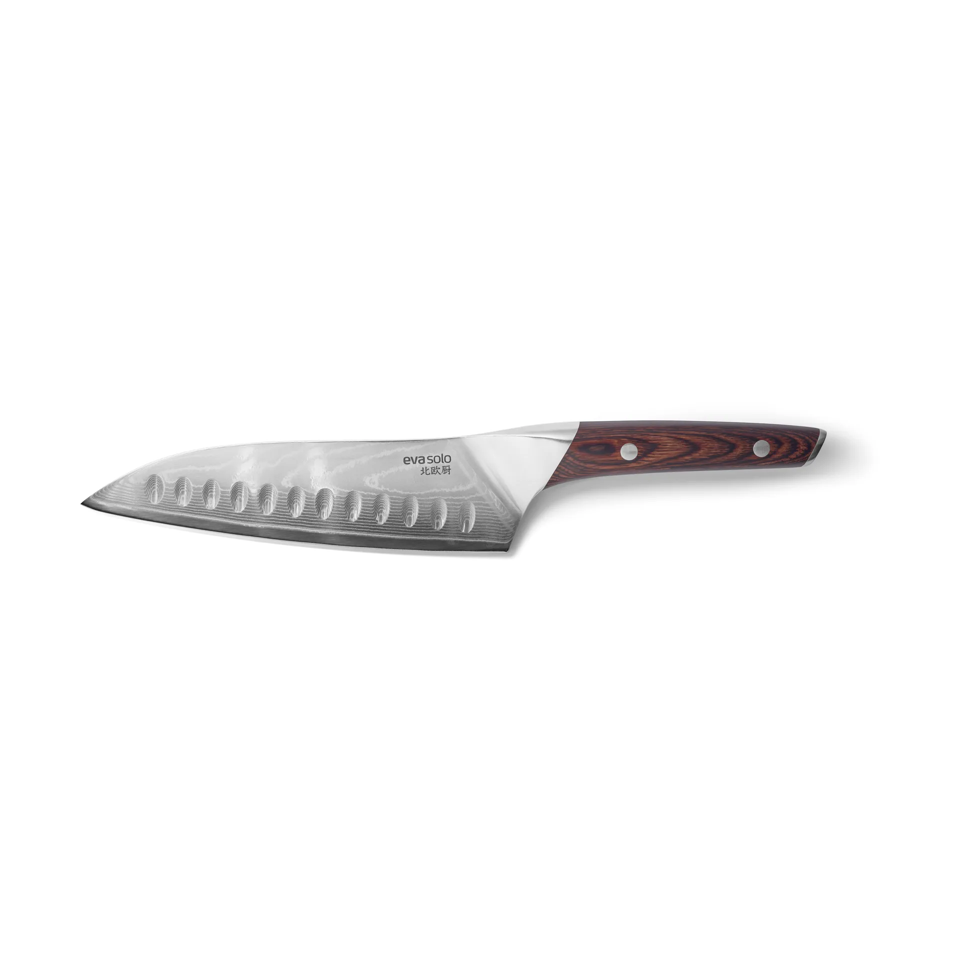 Coltello santoku Nordic Kitchen 18 cm, Acciaio damascato Eva Solo