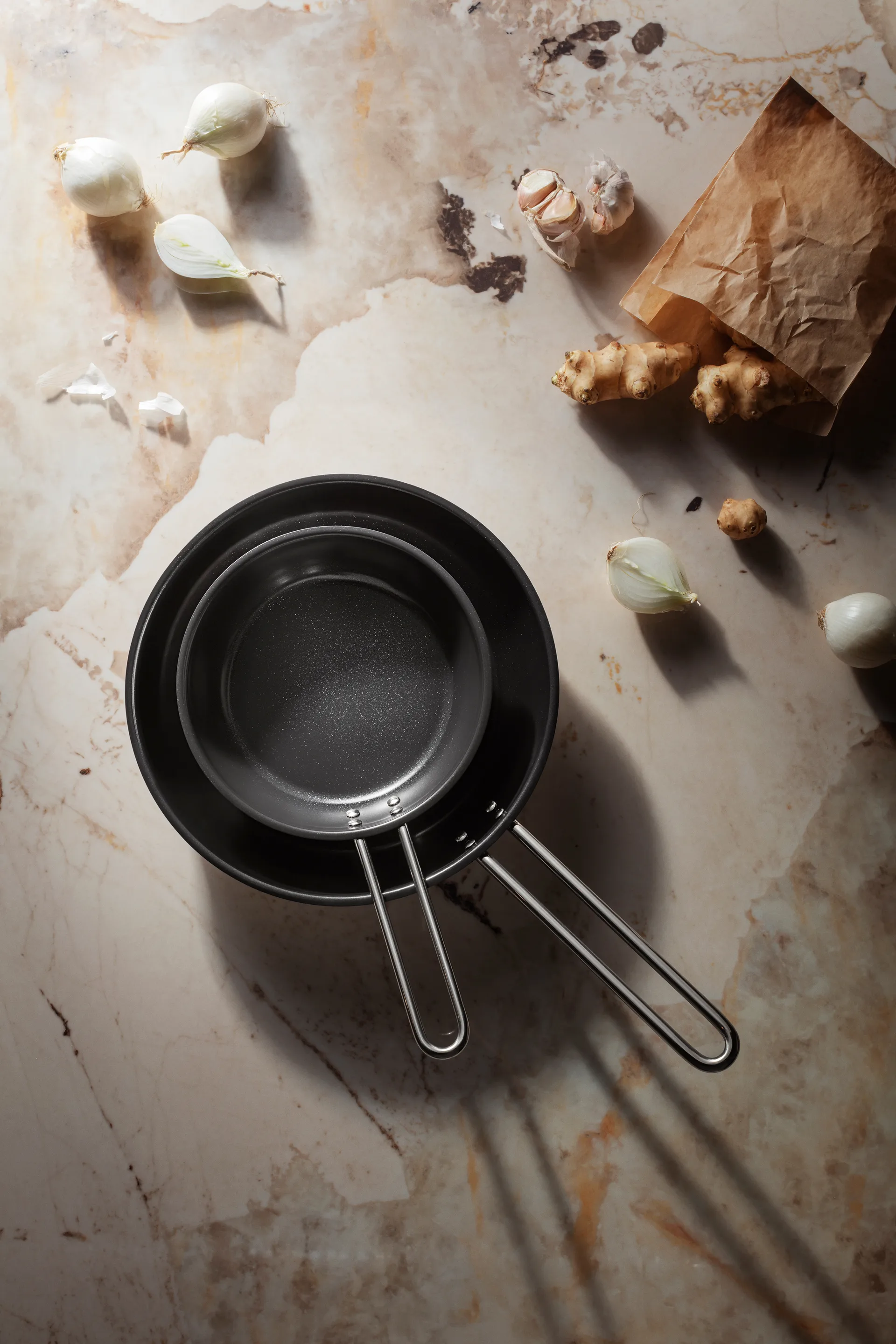 Padella antiadaerente Eva Trio in acciaio inox e ceramica, 30 cm Eva Solo