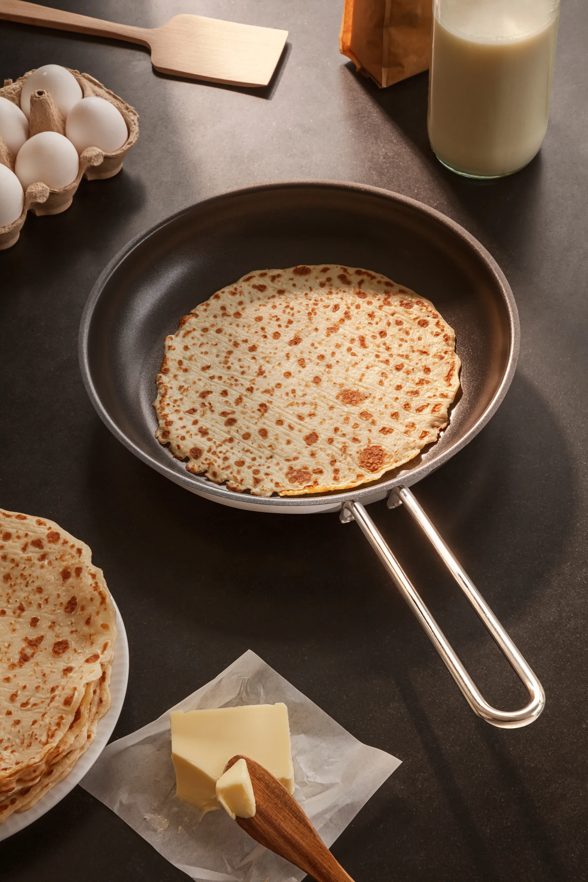 Padella antiaderente Eva Trio in acciaio Inox, 28 cm Eva Solo