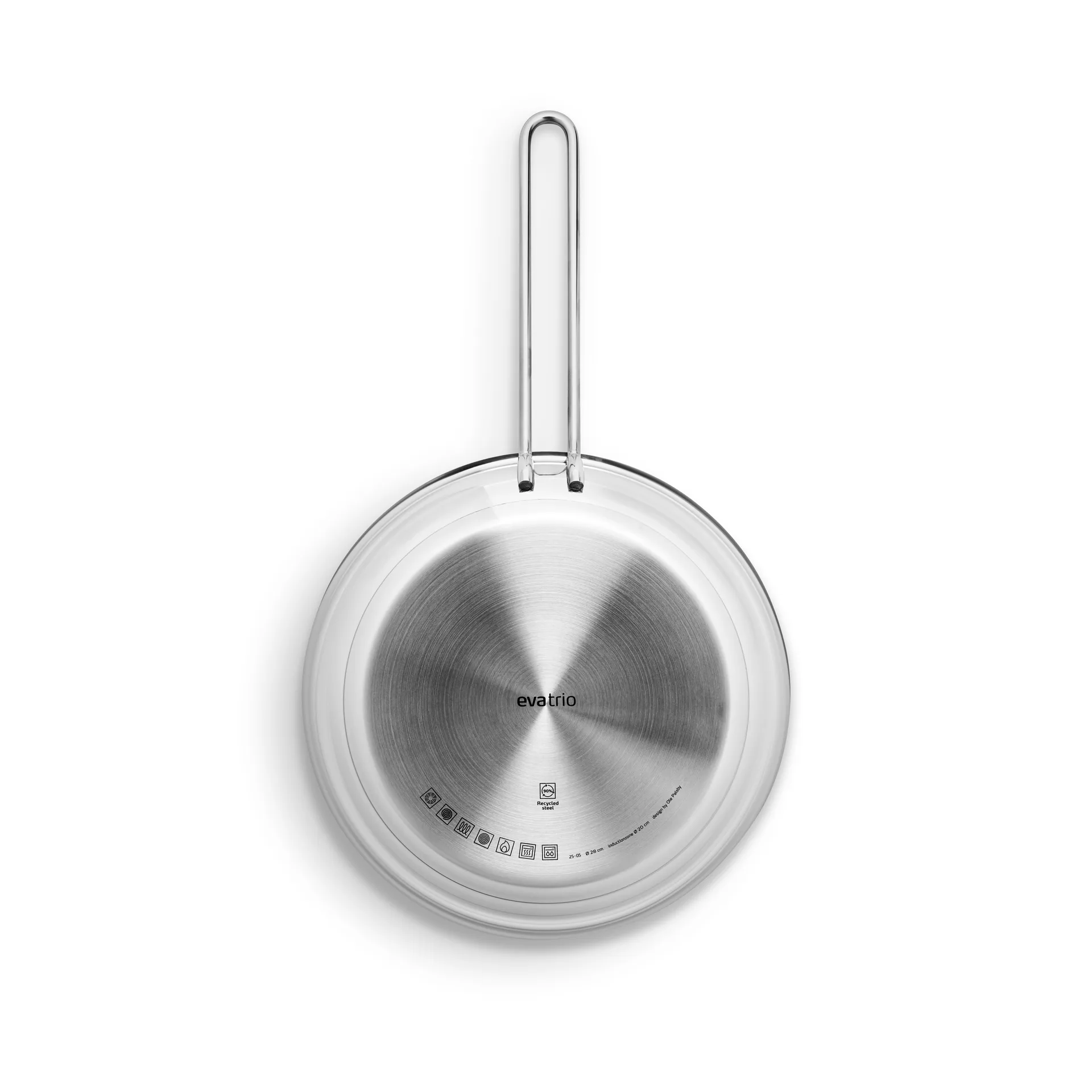 Padella con base in acciaio Eva Solo, Acciaio inossidabile, Ø28 cm Eva Solo