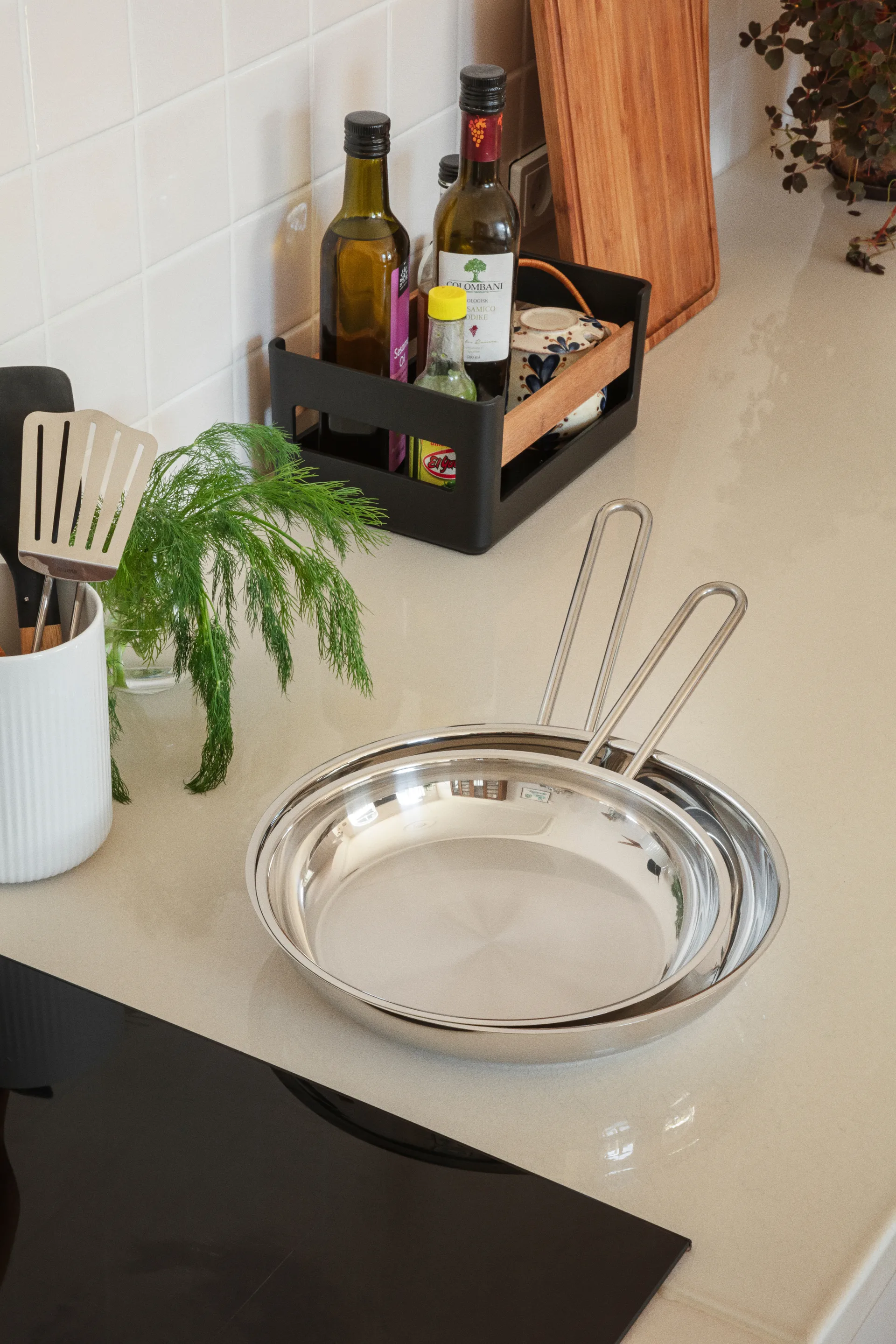 Padella con base in acciaio Eva Solo, Acciaio inossidabile, Ø28 cm Eva Solo