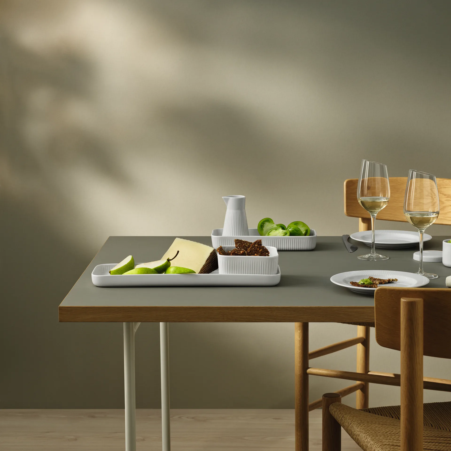 Piatto da portata Eva Trio Legio Nova rettangolare, Bianco Eva Solo