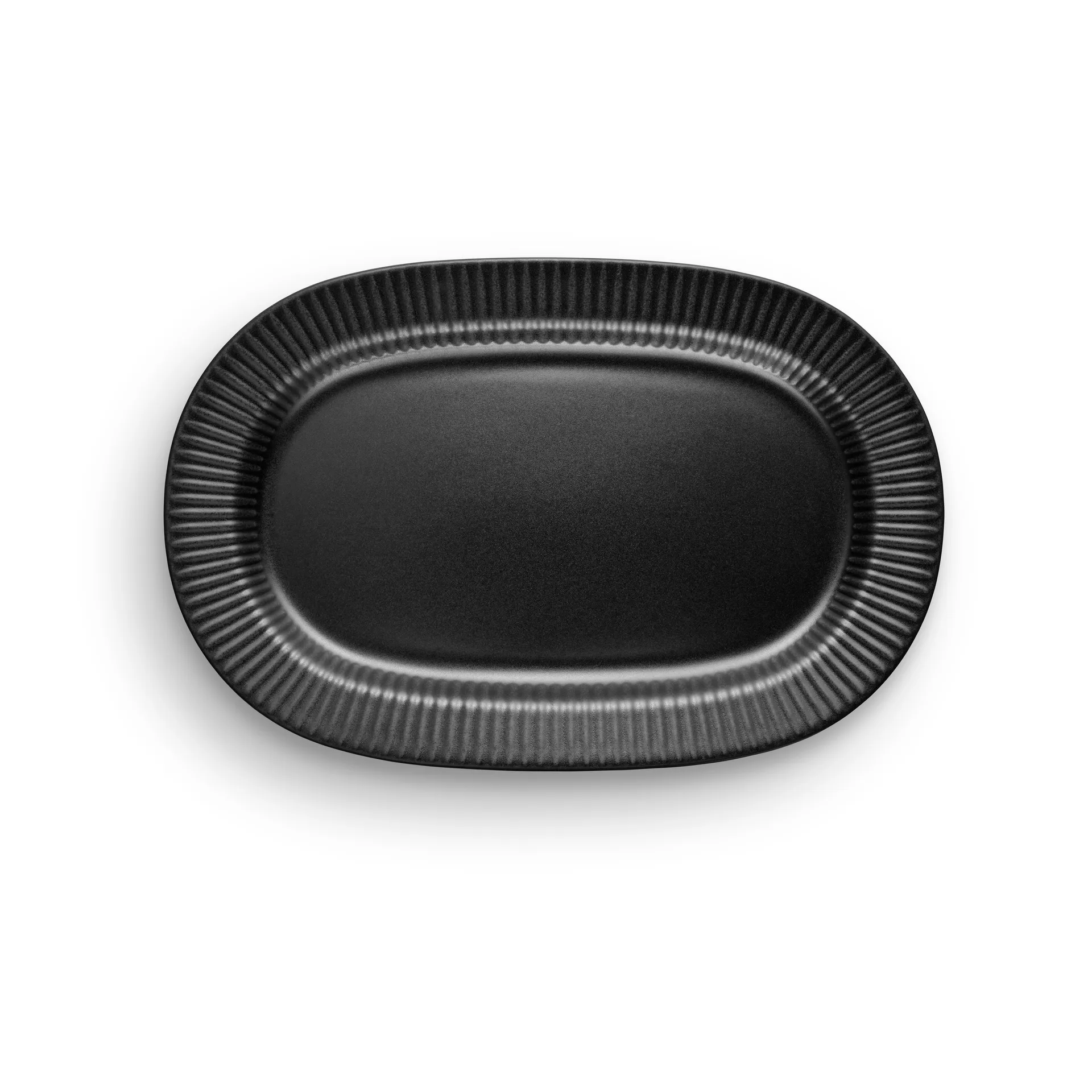 Piatto da servizio Eva Trio Legio Nova ovale, Nero Eva Solo