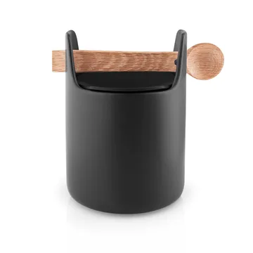 Porta utensili Eva Solo con cucchiaio e coperchio 15 cm - nero - Eva Solo