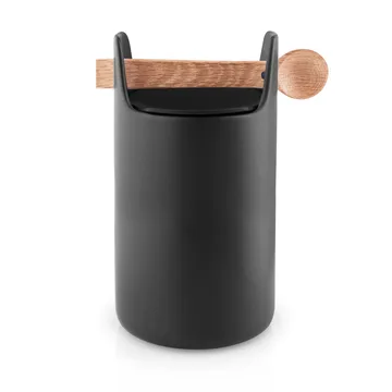 Porta utensili Eva Solo con cucchiaio e coperchio 20 cm - nero - Eva Solo