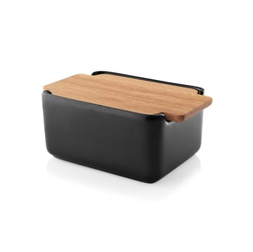 Portaburro con coperchio in rovere Nordic Kitchen 10x15 cm - Nero - Eva Solo