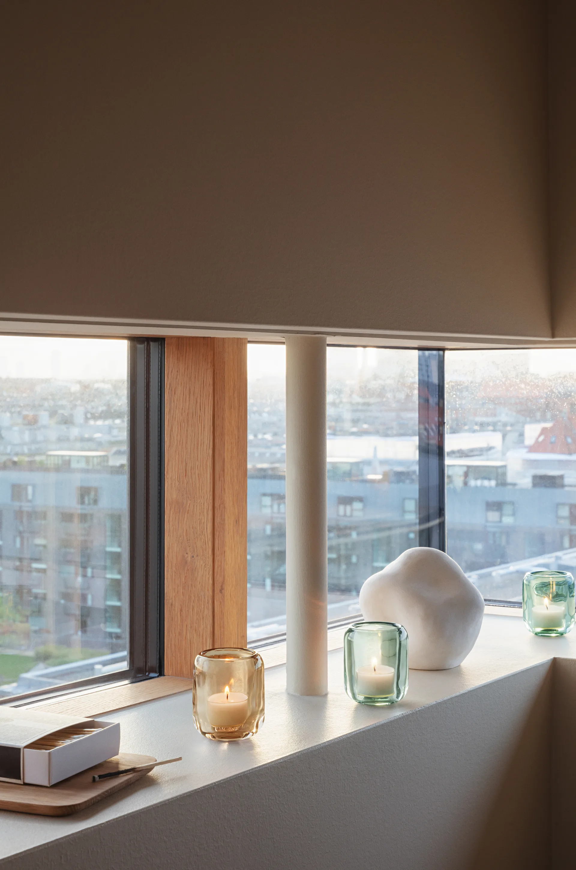 Portacandela Acorn, confezione da 2, Verde foglia Eva Solo