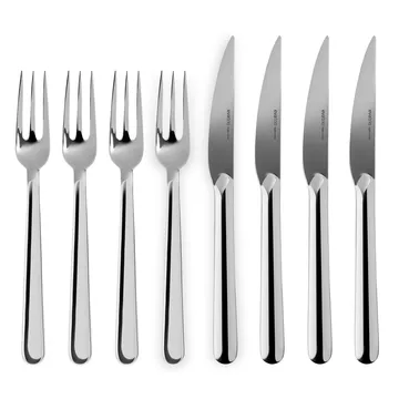 Posate da grill Legio Nova 8 pezzi - acciaio inossidabile - Eva Solo