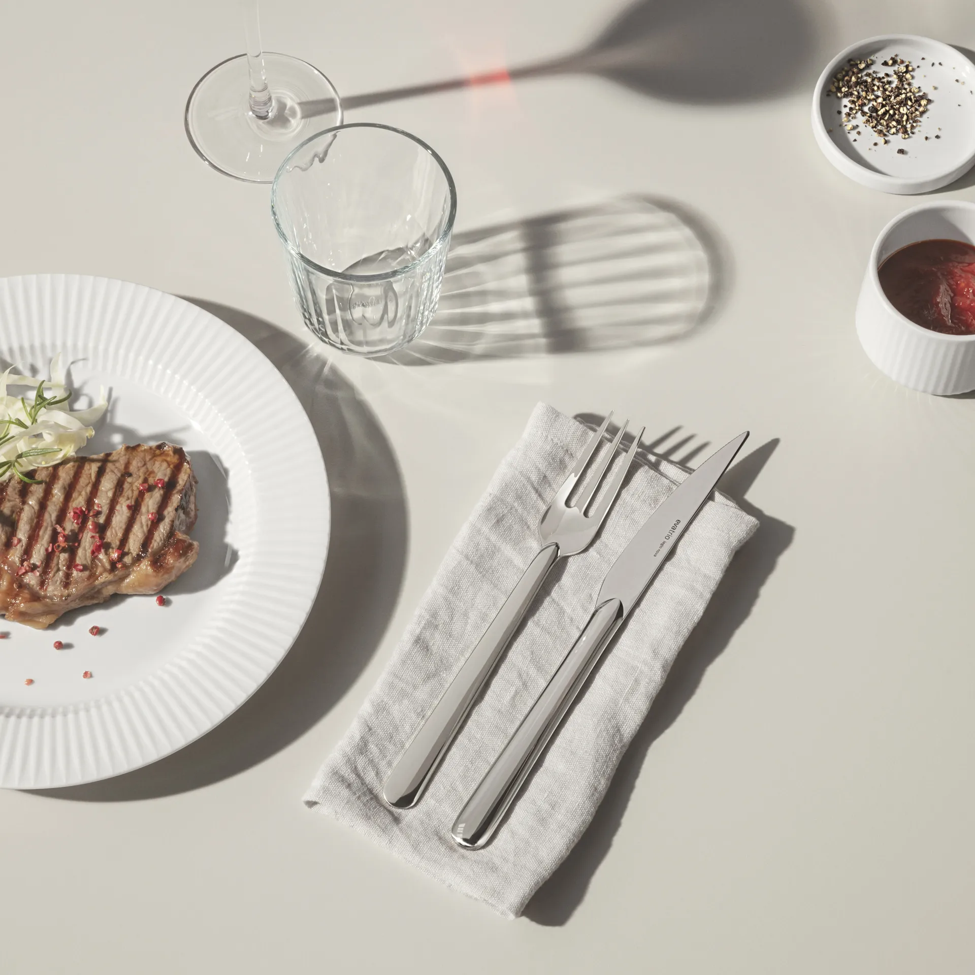 Posate da grill Legio Nova 8 pezzi, acciaio inossidabile Eva Solo