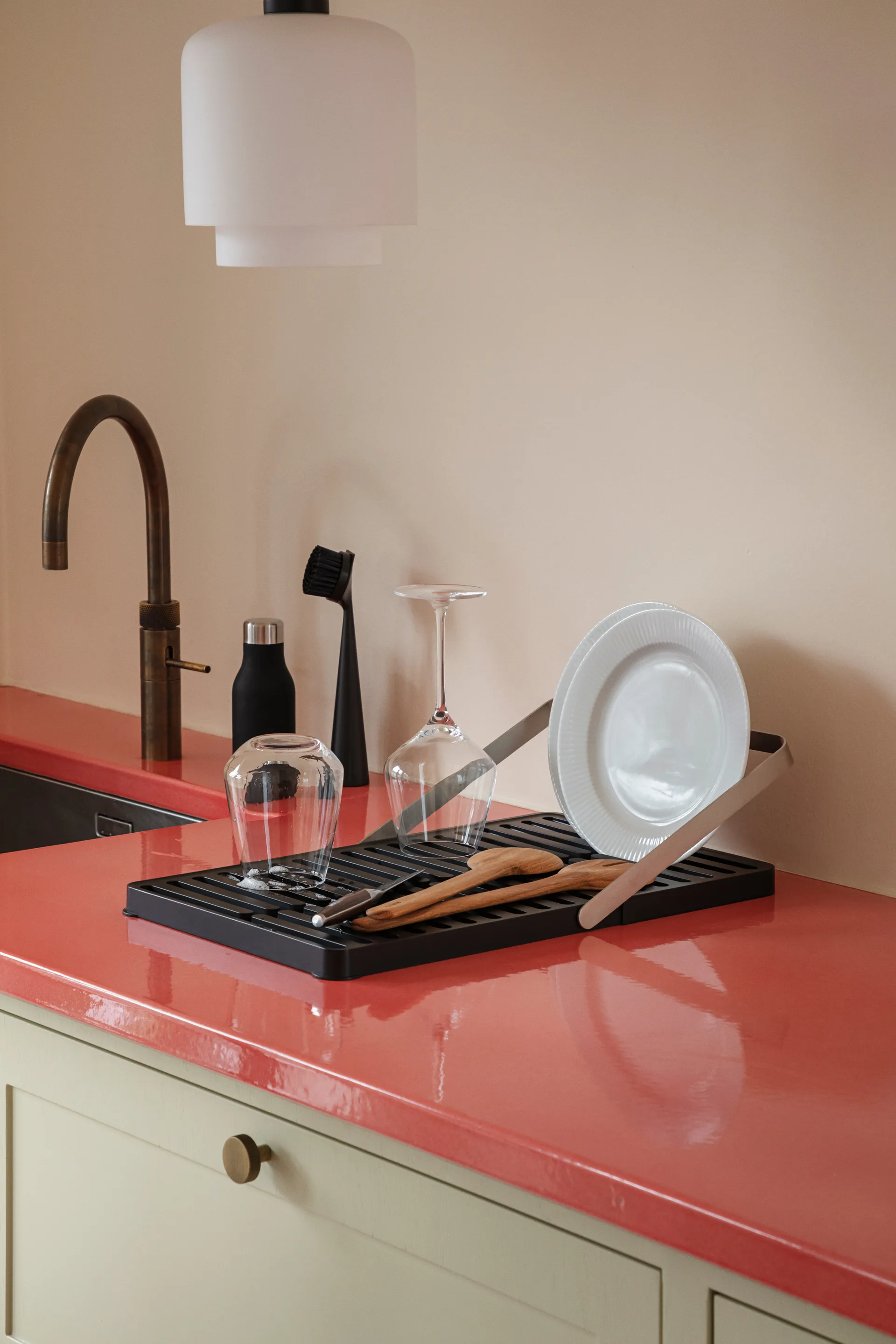 Scolapiatti Eva Solo 46x29 cm, Nero Eva Solo