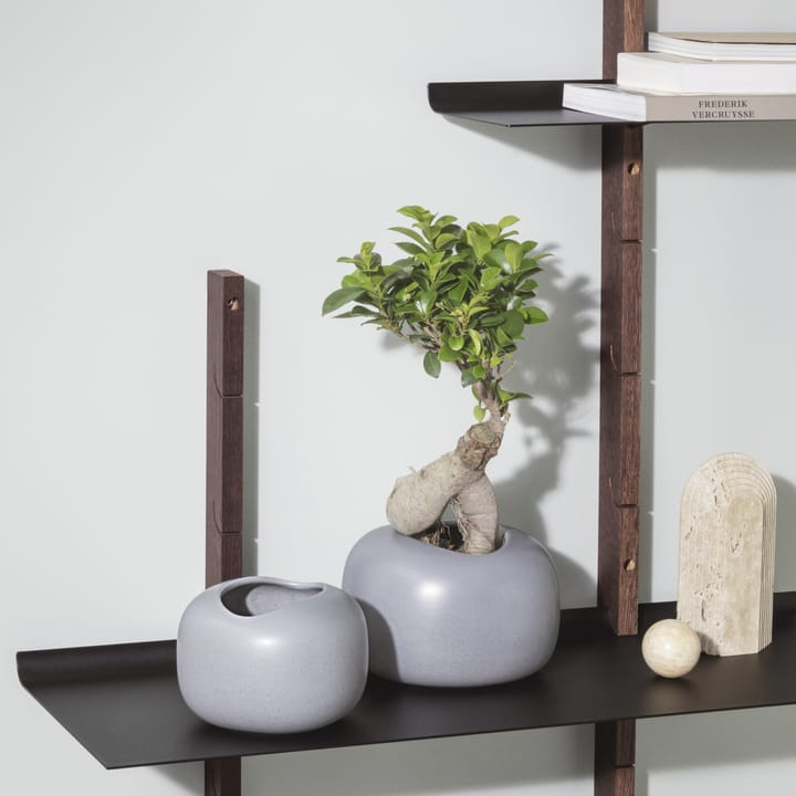 Vaso da fiori Stone Ø 16 cm, Grigio Eva Solo