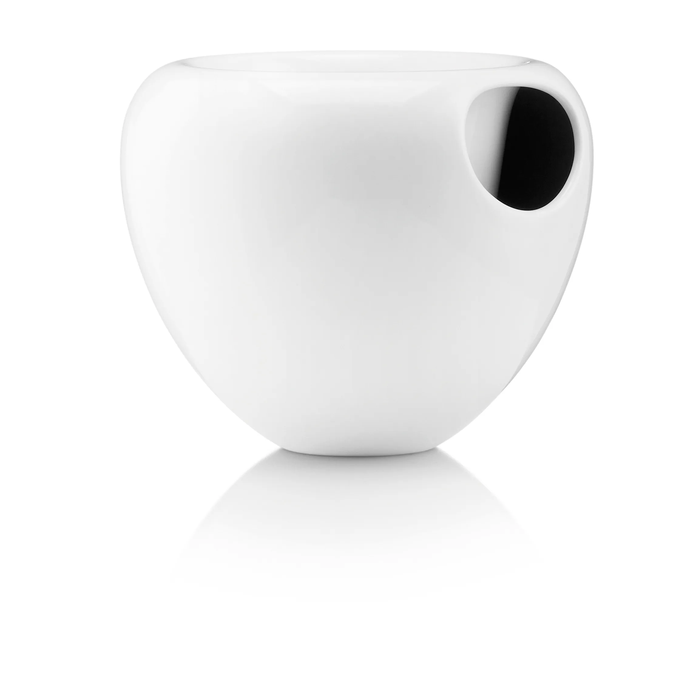 EDA Coprivaso Opale Per Orchidee: Design A Sfaccettature, Prodotto In Francia (Diam. 12,5cm, Bianco Avorio)