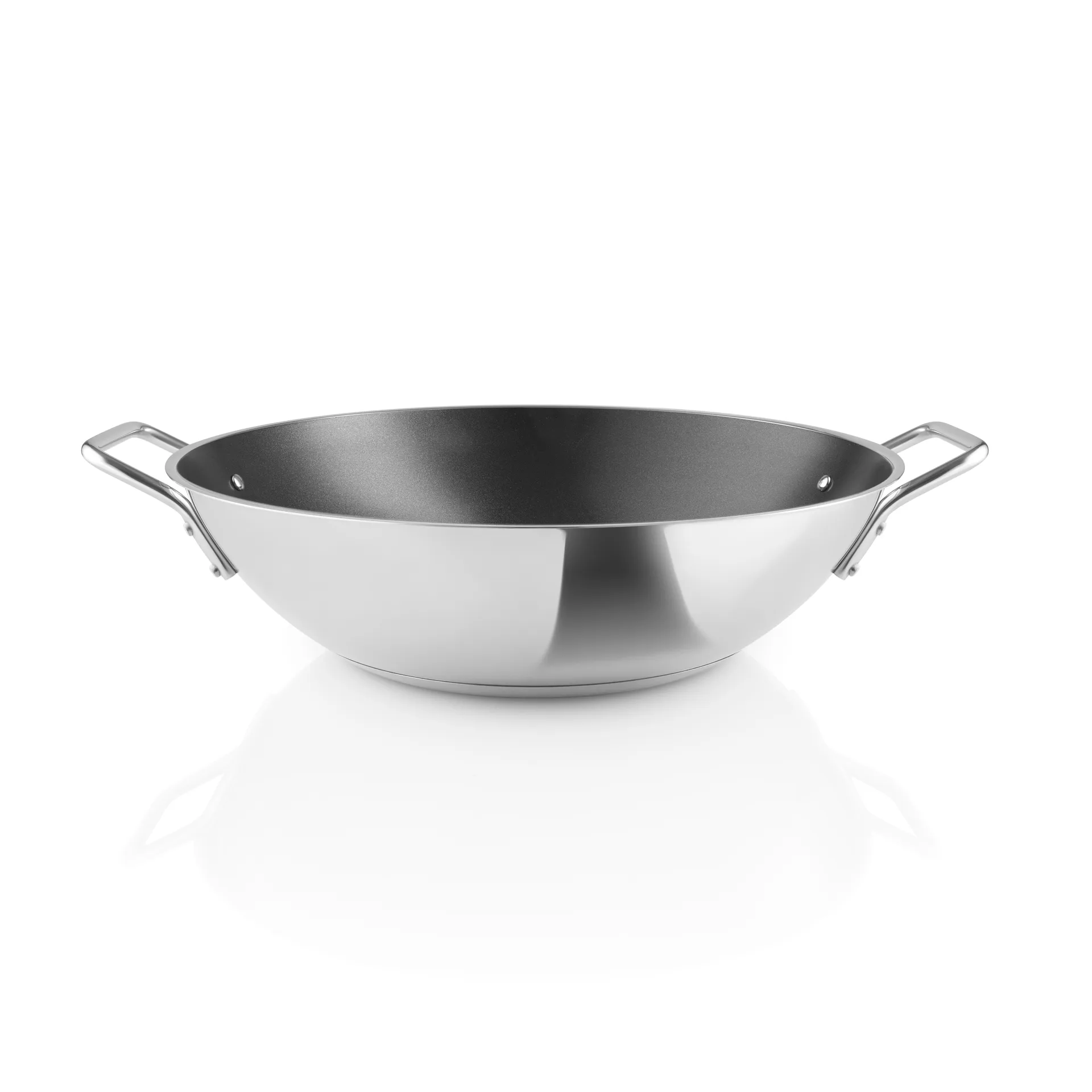Wok antiaderente Eva Trio in acciaio inox e ceramica, 32 cm Eva Solo