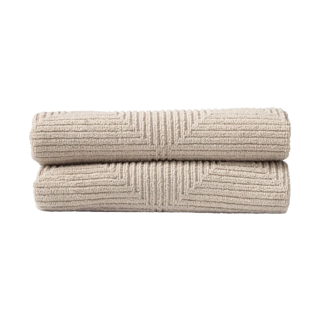 Asciugamano R33 Kirkeby 2 pezzi, Giorno di pioggia FDB Møbler