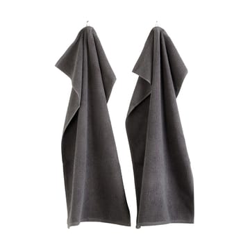 Asciugamano R33 Kirkeby 2 pezzi - Grigio granito - FDB Møbler