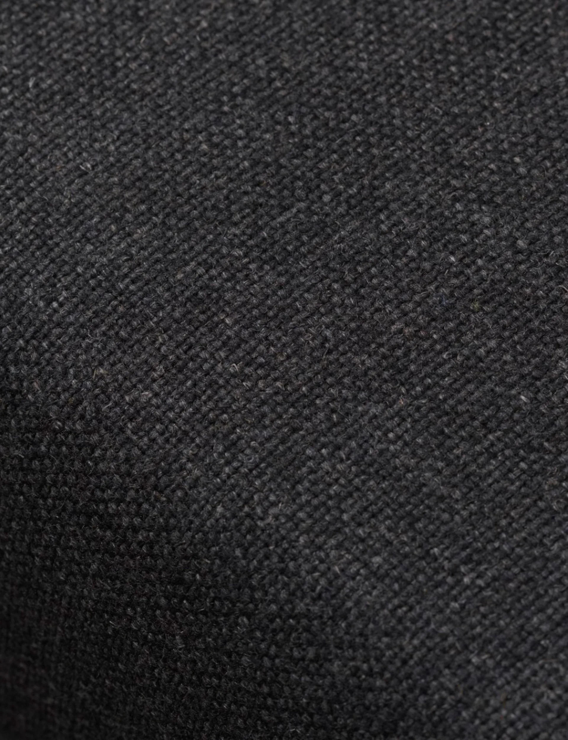 J149 divano, Tessuto grigio scuro-rovere laccato, 3 posti FDB Møbler