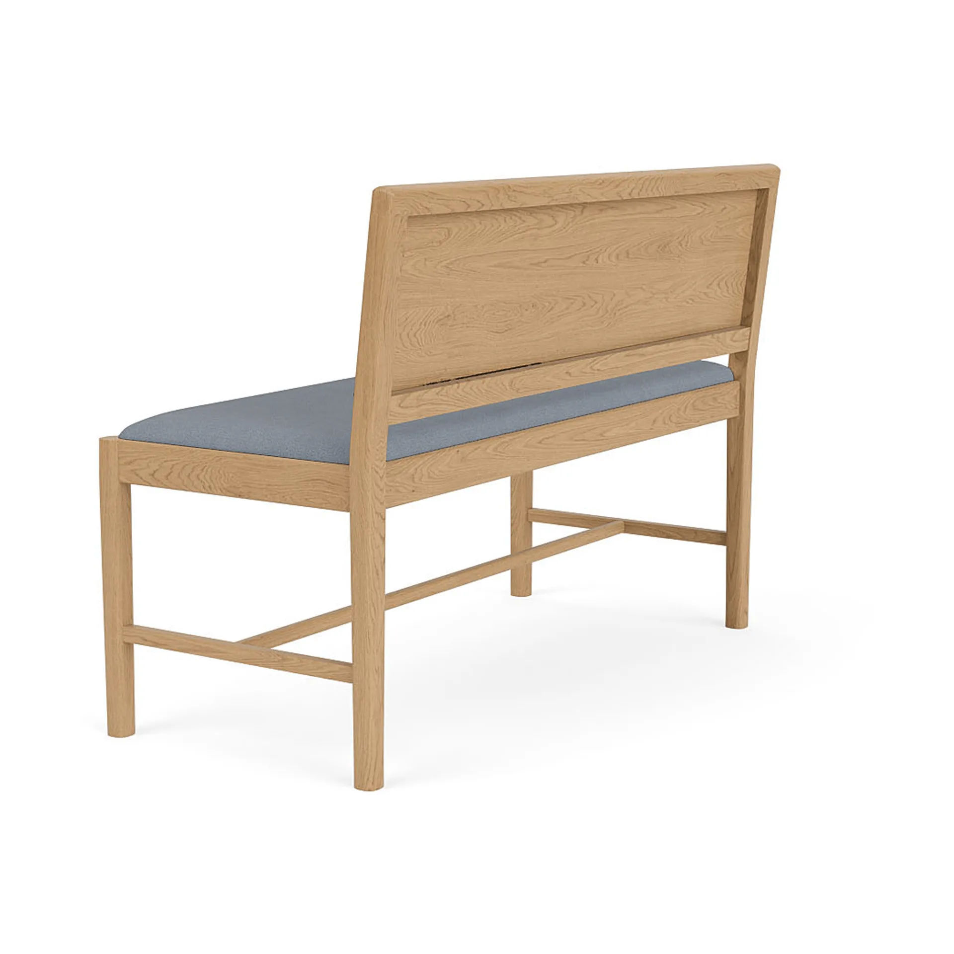 J176 Sønderborg panca, Rovere laccato-ploegwool blue FDB Møbler
