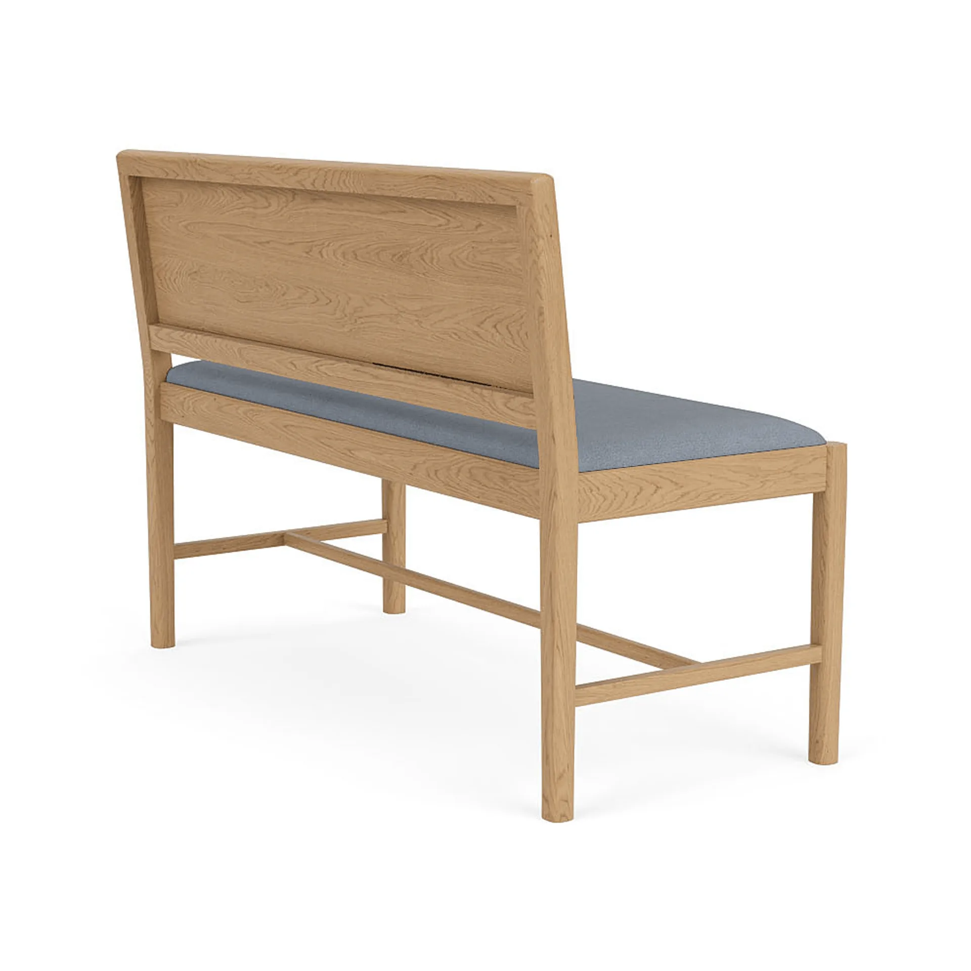 J176 Sønderborg panca, Rovere laccato-ploegwool blue FDB Møbler
