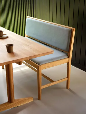 J176 Sønderborg panca - Rovere laccato-ploegwool blue - FDB Møbler
