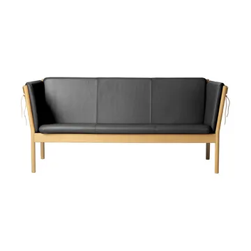 L45 MK154 divano - Rovere laccato-pelle nero - FDB Møbler