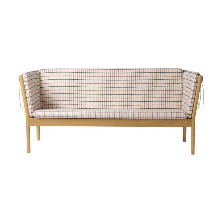 L45 MK154 divano - Rovere laccato-tessuto beige - FDB Møbler