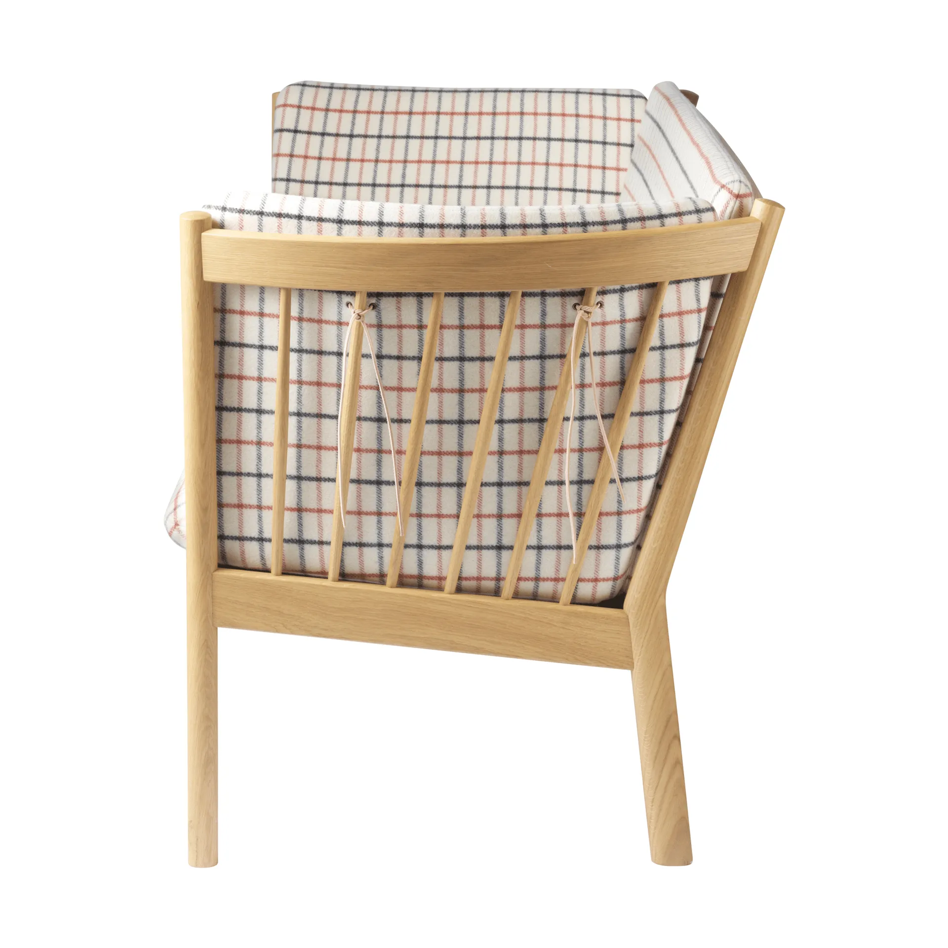 L45 MK154 divano, Rovere laccato-tessuto beige FDB Møbler