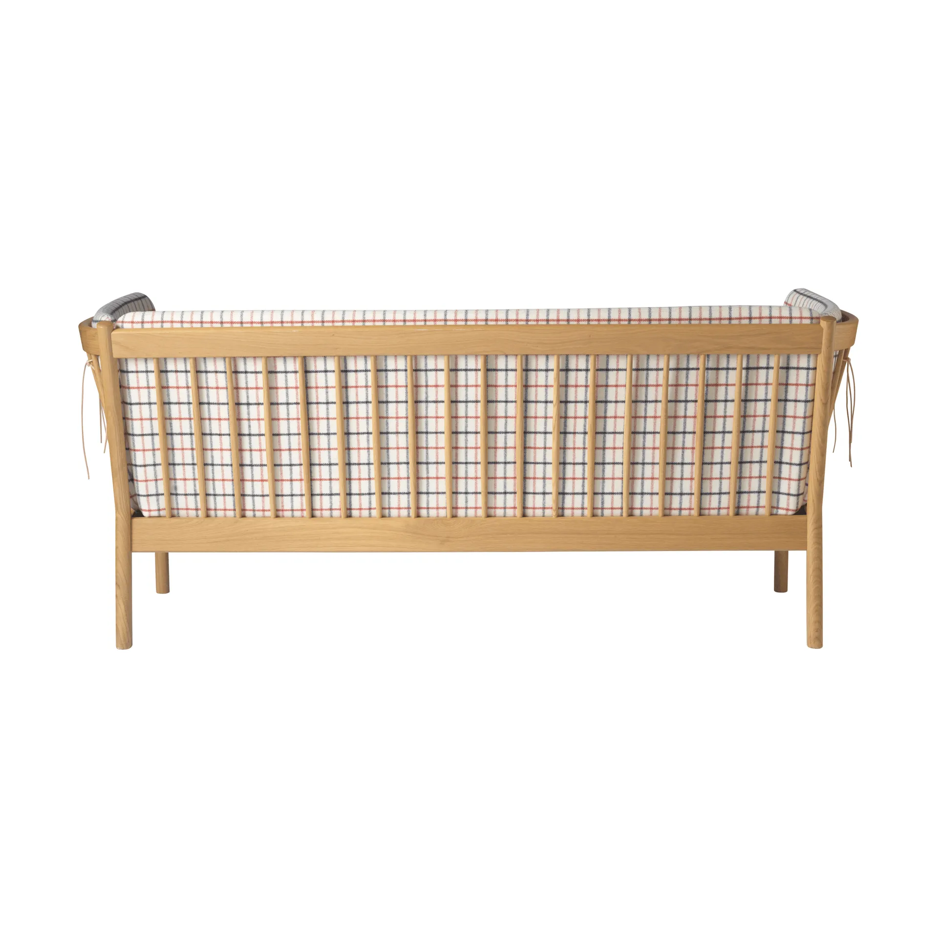 L45 MK154 divano, Rovere laccato-tessuto beige FDB Møbler