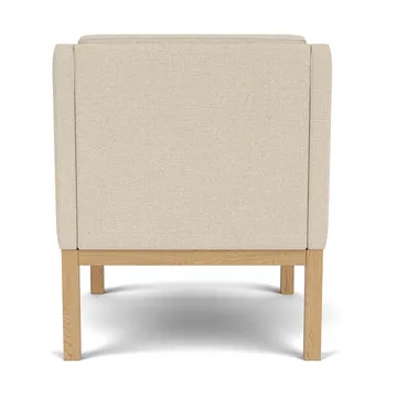 L46 MK155 easy chair poltrona - Rovere laccato-tessuto beige - FDB Møbler
